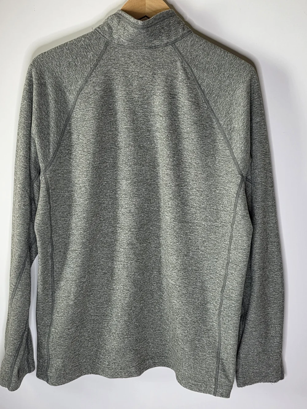 The North Face Men's Gray Quarter-Zip Pullover Jacket Size Large Lightweight